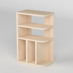 Ahşap Masa Rafı & Masaüstü Düzenleyici | İskandinav Tarzı Kitaplık