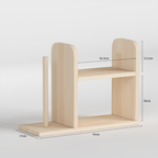 Ahşap Baharat Rafı & Kağıt Havluluk | Mutfak Düzenleyici | İskandinav Tarzı Çam Raf