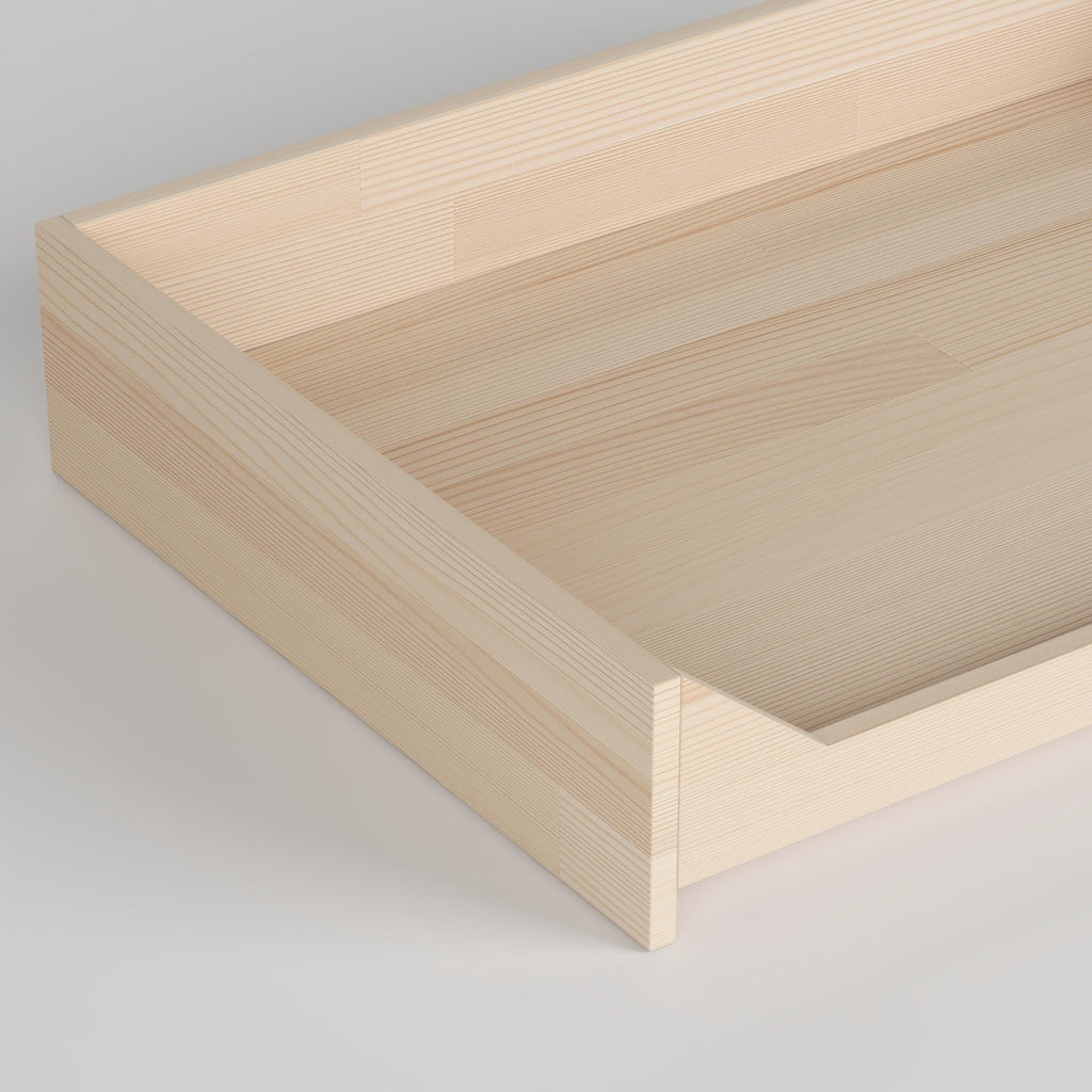 Ahşap Köpek Yatağı & Yükseltilmiş Mama Kabı Seti | Masif Çam Evcil Hayvan Mobilyası