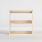 3 Katlı Ahşap Masa Rafı | Japandi Tarzı Çok Amaçlı Düzenleyici