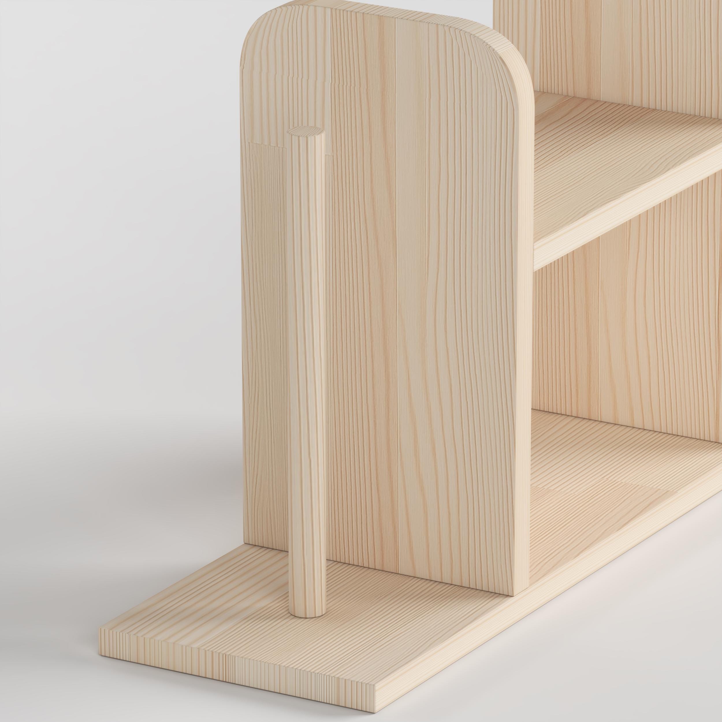 Ahşap Baharat Rafı & Kağıt Havluluk | Mutfak Düzenleyici | İskandinav Tarzı Çam Raf