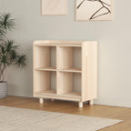 Ahşap Plak Çalar Standı & Vinil Saklama Dolabı | İskandinav Tarzı Pikap Sehpası | Kitaplık Konsol