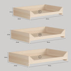 Ahşap Köpek Yatağı & Yükseltilmiş Mama Kabı Seti | Masif Çam Evcil Hayvan Mobilyası